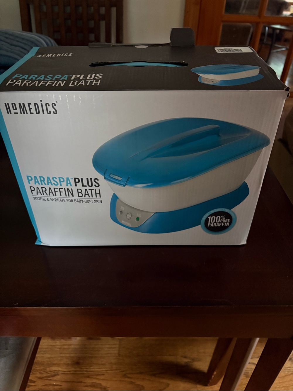 HoMedics ParaSpa Plus Paraffin Bath - Blue and White
